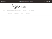Tablet Screenshot of ingridmoda.com